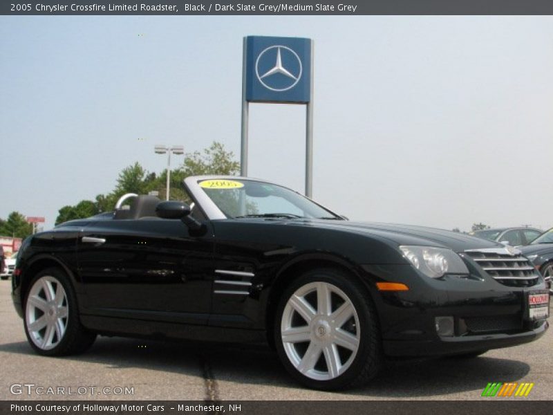 Black / Dark Slate Grey/Medium Slate Grey 2005 Chrysler Crossfire Limited Roadster