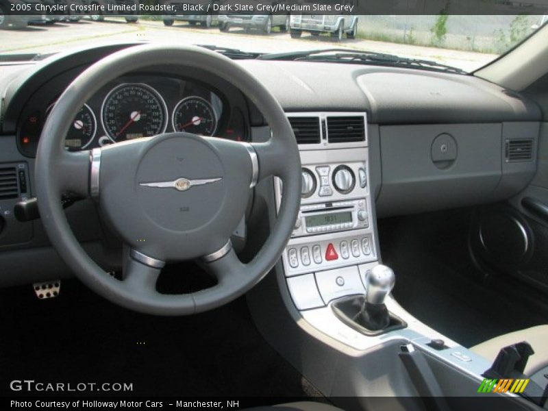 Black / Dark Slate Grey/Medium Slate Grey 2005 Chrysler Crossfire Limited Roadster