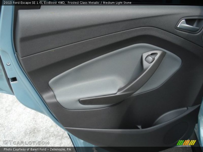 Frosted Glass Metallic / Medium Light Stone 2013 Ford Escape SE 1.6L EcoBoost 4WD