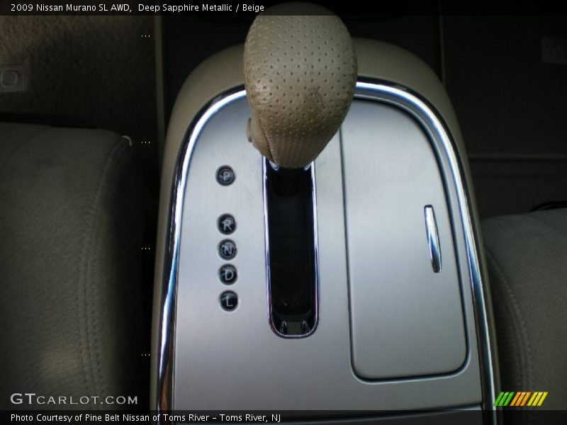 Deep Sapphire Metallic / Beige 2009 Nissan Murano SL AWD