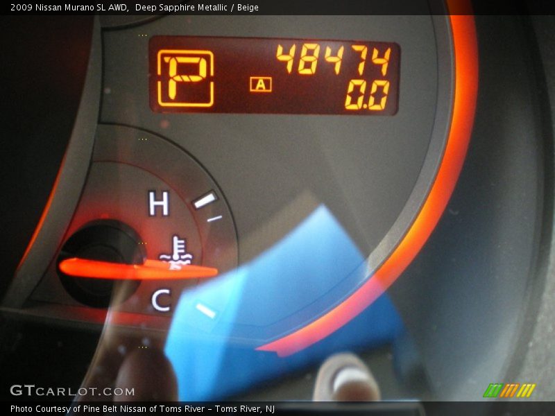 Deep Sapphire Metallic / Beige 2009 Nissan Murano SL AWD