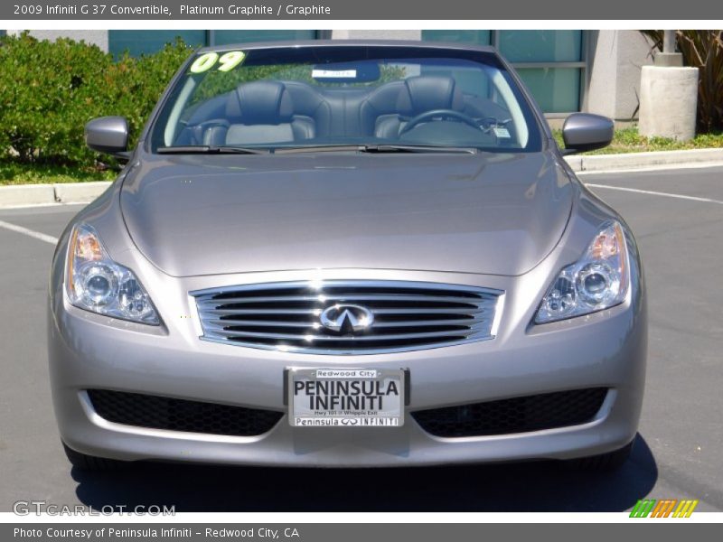Platinum Graphite / Graphite 2009 Infiniti G 37 Convertible