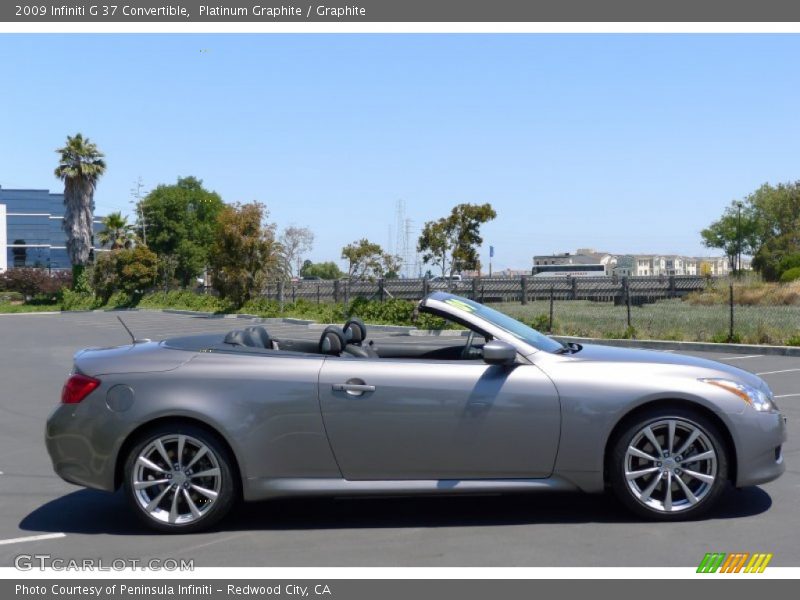Platinum Graphite / Graphite 2009 Infiniti G 37 Convertible