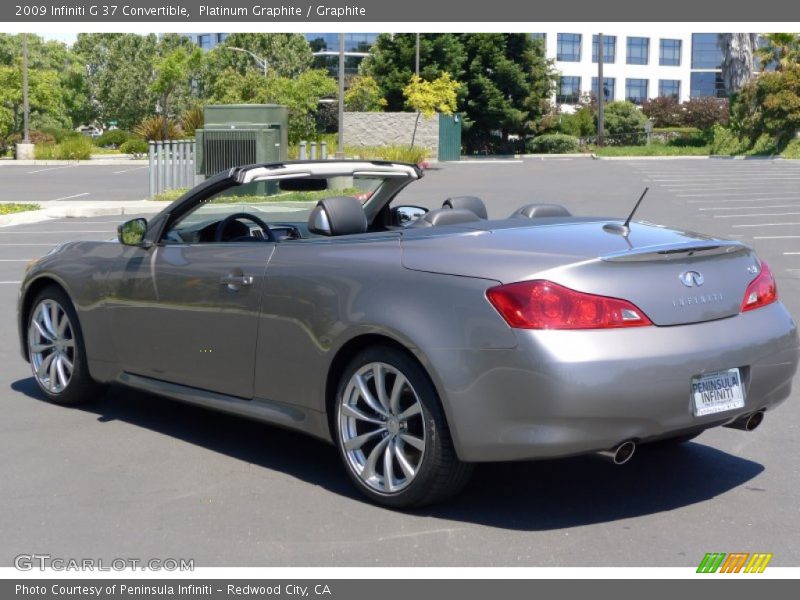 Platinum Graphite / Graphite 2009 Infiniti G 37 Convertible