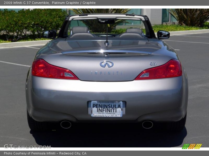 Platinum Graphite / Graphite 2009 Infiniti G 37 Convertible