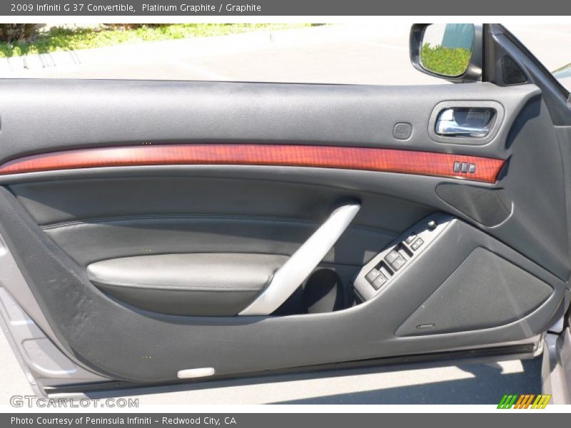 Platinum Graphite / Graphite 2009 Infiniti G 37 Convertible