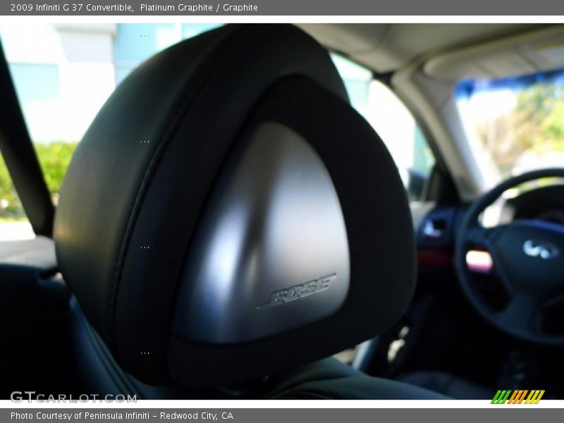 Platinum Graphite / Graphite 2009 Infiniti G 37 Convertible