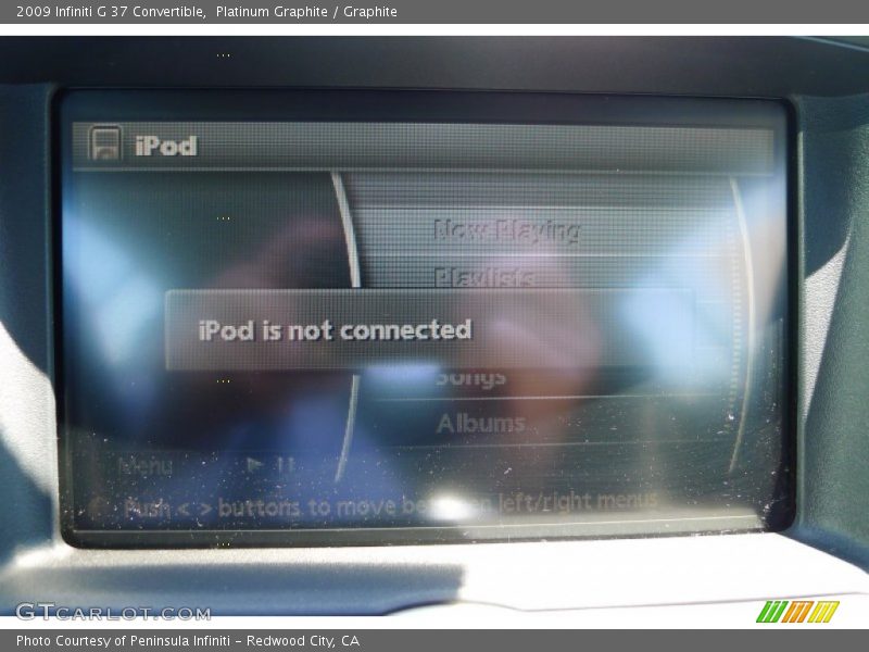 Platinum Graphite / Graphite 2009 Infiniti G 37 Convertible