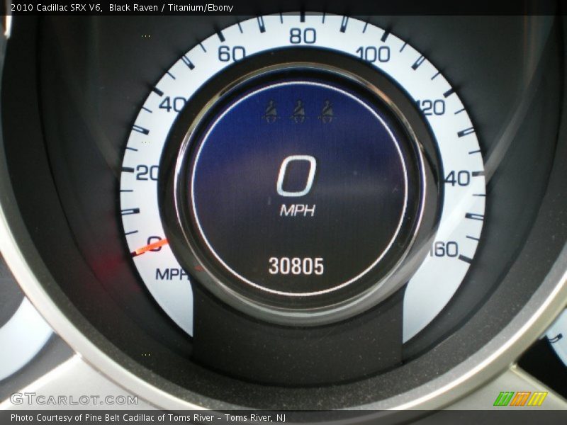Black Raven / Titanium/Ebony 2010 Cadillac SRX V6