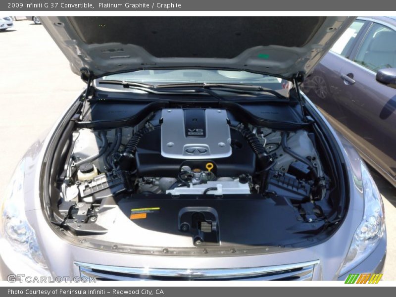 Platinum Graphite / Graphite 2009 Infiniti G 37 Convertible