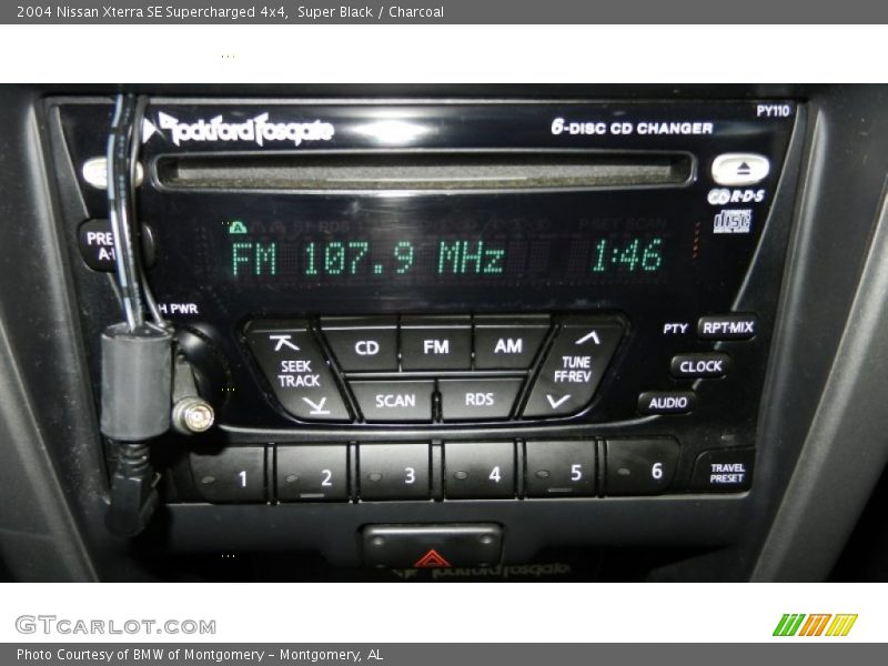 Audio System of 2004 Xterra SE Supercharged 4x4