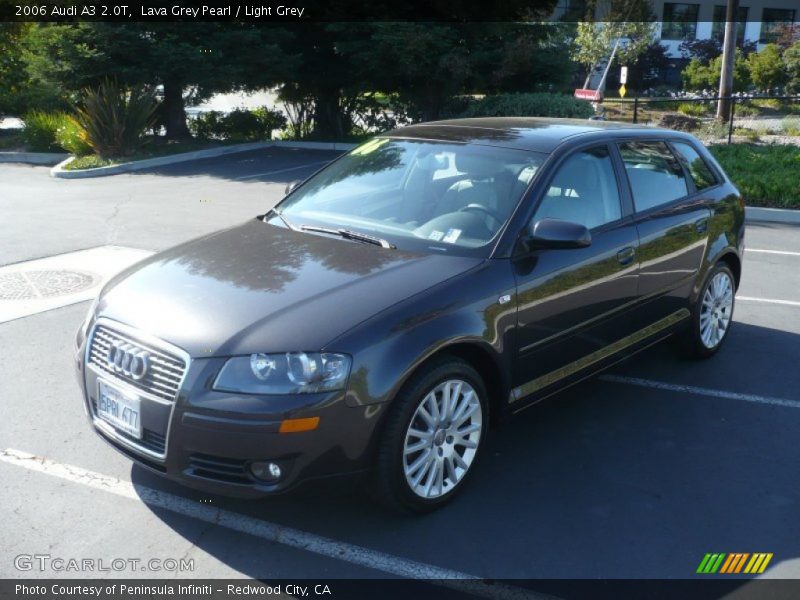 Lava Grey Pearl / Light Grey 2006 Audi A3 2.0T