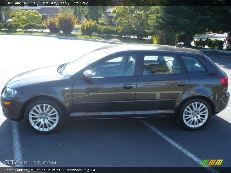 Lava Grey Pearl / Light Grey 2006 Audi A3 2.0T