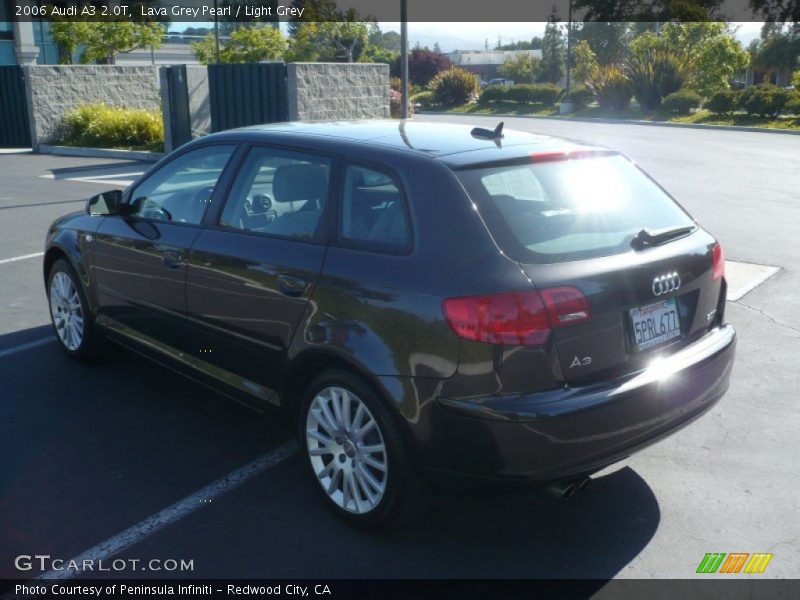 Lava Grey Pearl / Light Grey 2006 Audi A3 2.0T