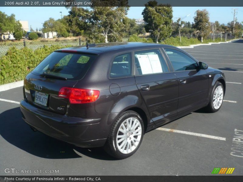 Lava Grey Pearl / Light Grey 2006 Audi A3 2.0T