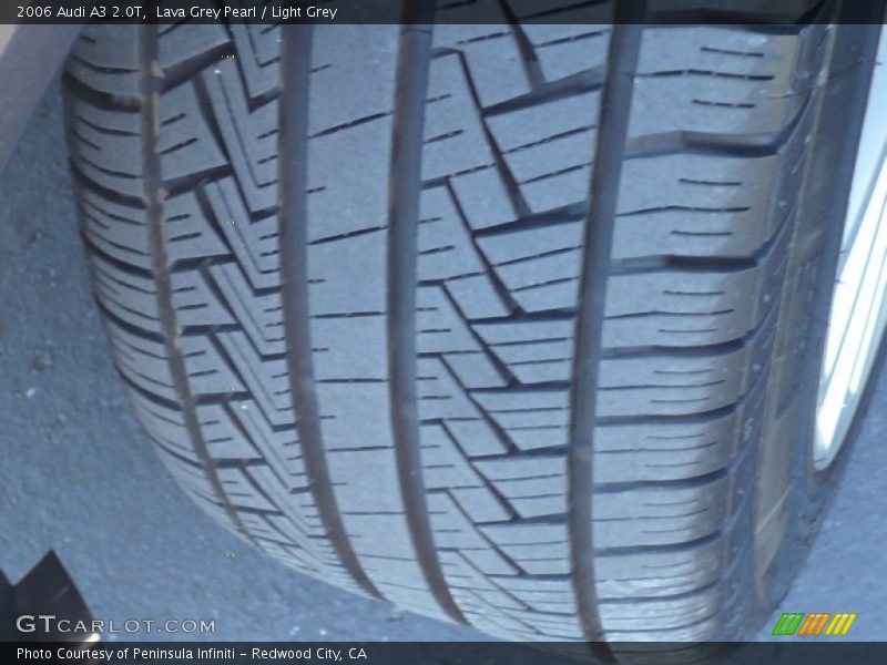 Lava Grey Pearl / Light Grey 2006 Audi A3 2.0T