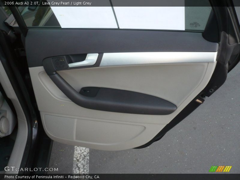 Lava Grey Pearl / Light Grey 2006 Audi A3 2.0T