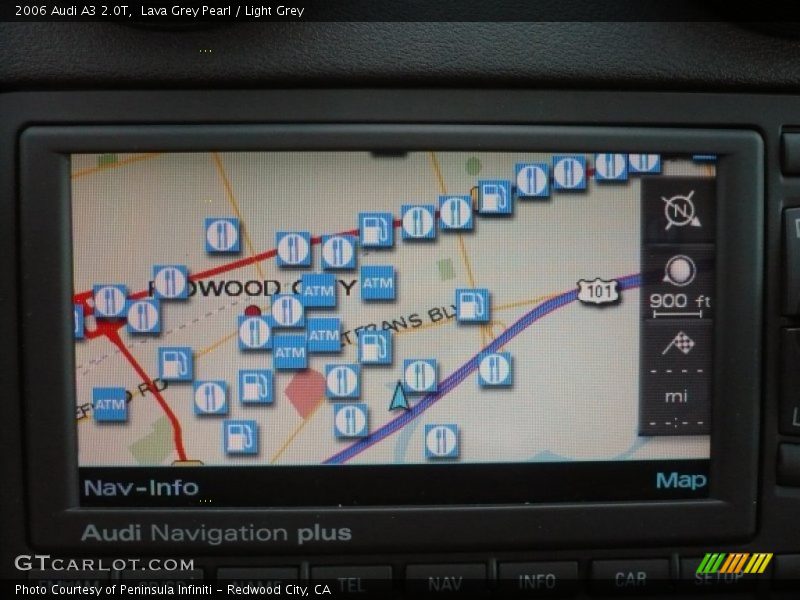 Lava Grey Pearl / Light Grey 2006 Audi A3 2.0T