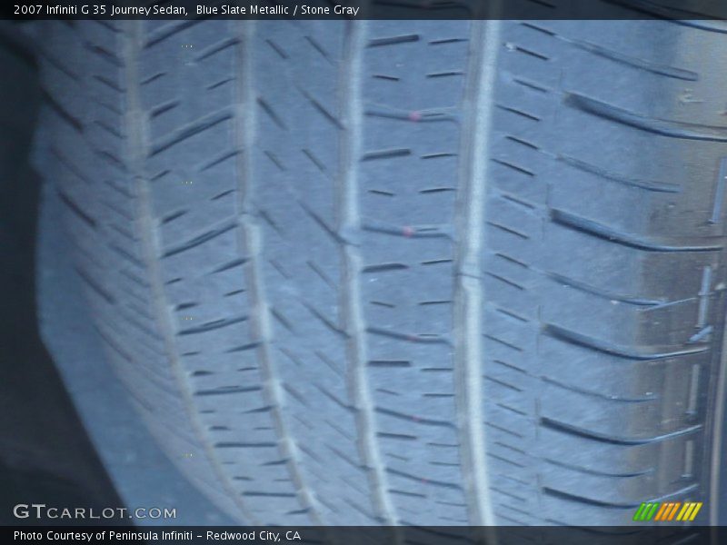 Blue Slate Metallic / Stone Gray 2007 Infiniti G 35 Journey Sedan