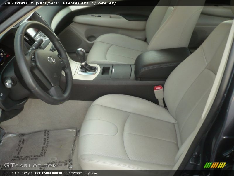 Blue Slate Metallic / Stone Gray 2007 Infiniti G 35 Journey Sedan