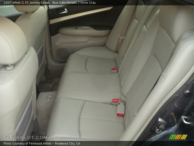 Blue Slate Metallic / Stone Gray 2007 Infiniti G 35 Journey Sedan