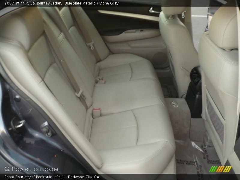 Blue Slate Metallic / Stone Gray 2007 Infiniti G 35 Journey Sedan