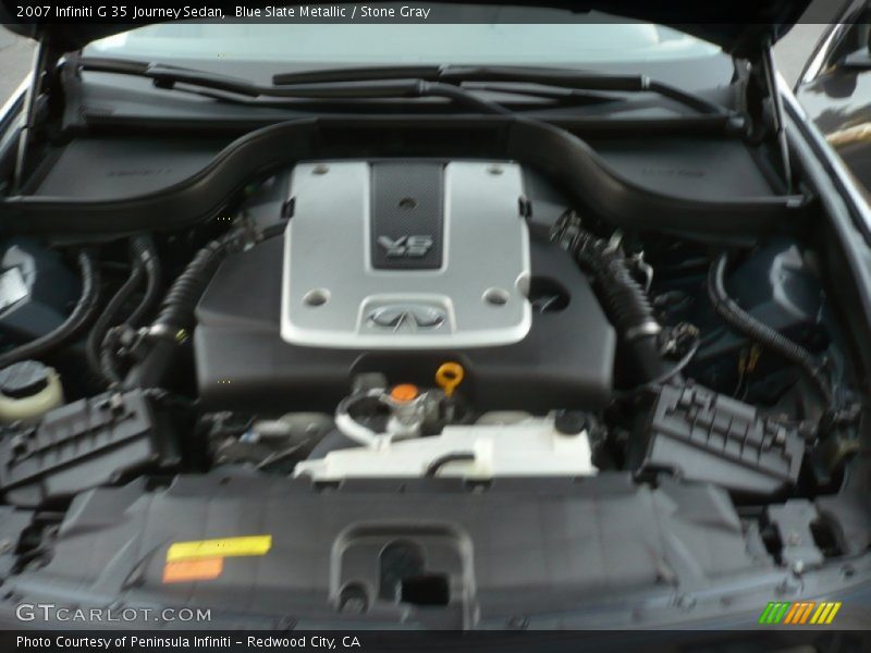 Blue Slate Metallic / Stone Gray 2007 Infiniti G 35 Journey Sedan