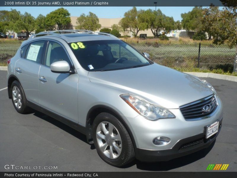Liquid Platinum / Graphite 2008 Infiniti EX 35 Journey AWD