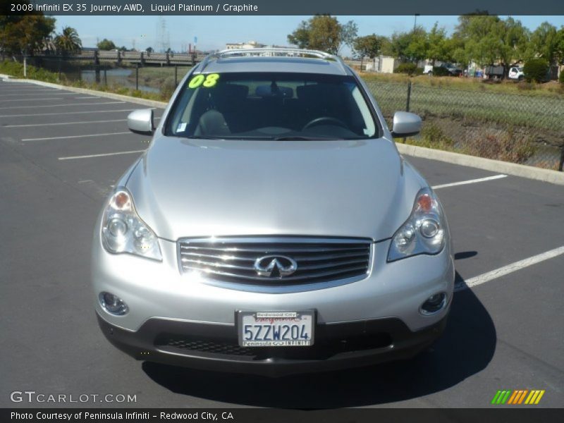 Liquid Platinum / Graphite 2008 Infiniti EX 35 Journey AWD