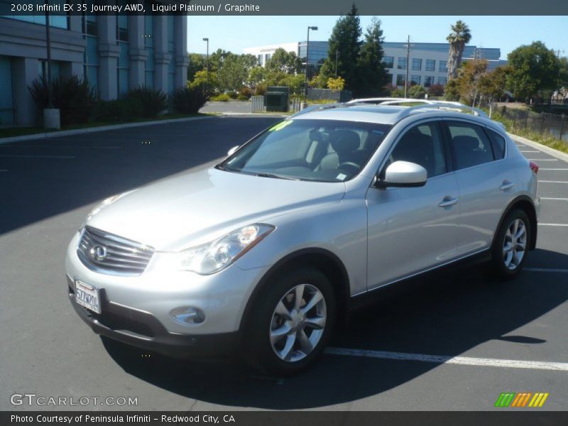 Liquid Platinum / Graphite 2008 Infiniti EX 35 Journey AWD