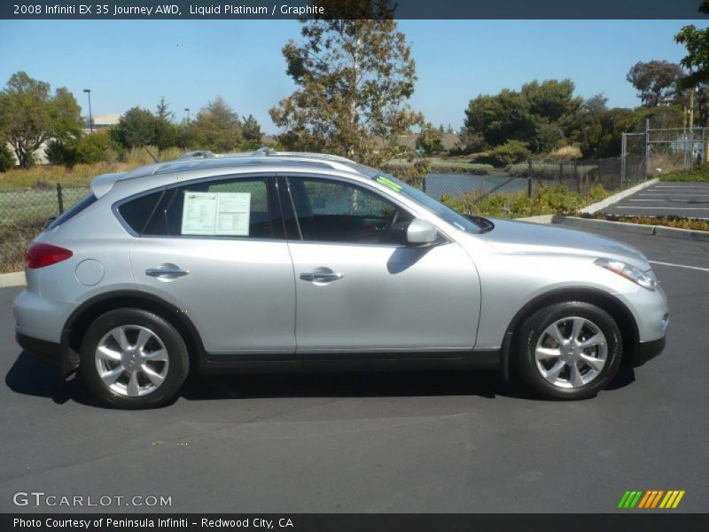 Liquid Platinum / Graphite 2008 Infiniti EX 35 Journey AWD