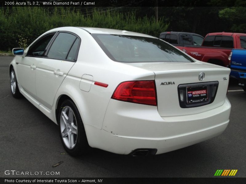 White Diamond Pearl / Camel 2006 Acura TL 3.2