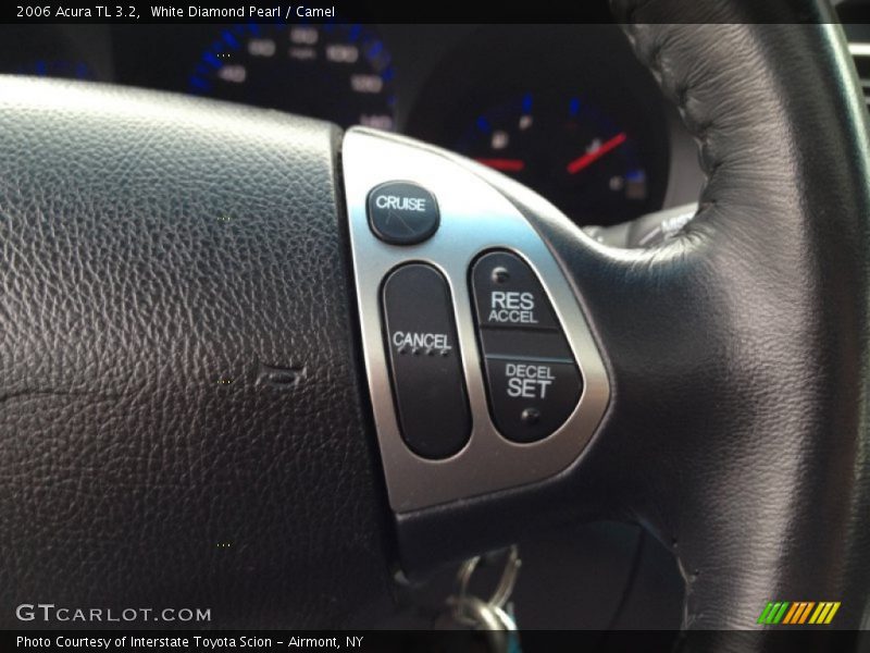 White Diamond Pearl / Camel 2006 Acura TL 3.2