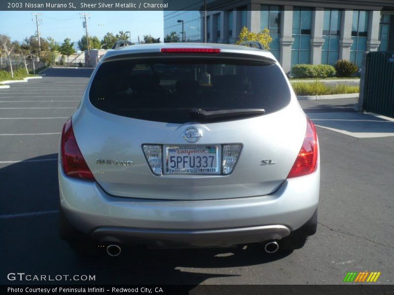 Sheer Silver Metallic / Charcoal 2003 Nissan Murano SL