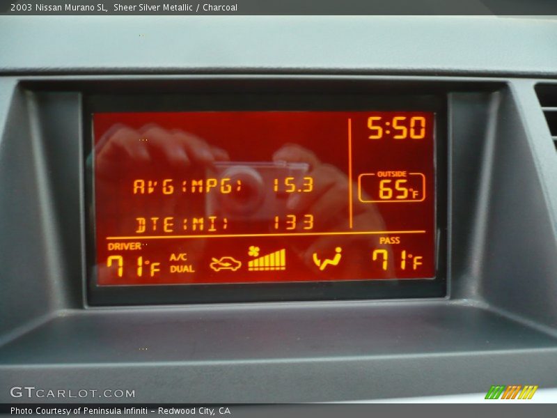 Sheer Silver Metallic / Charcoal 2003 Nissan Murano SL