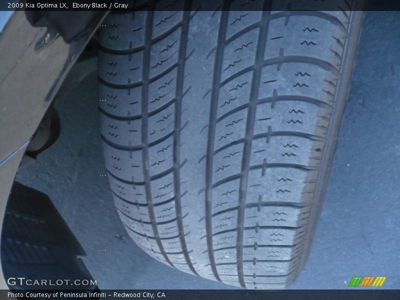 Ebony Black / Gray 2009 Kia Optima LX