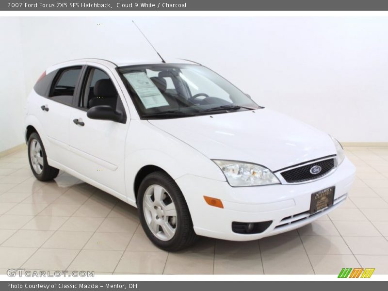 Cloud 9 White / Charcoal 2007 Ford Focus ZX5 SES Hatchback