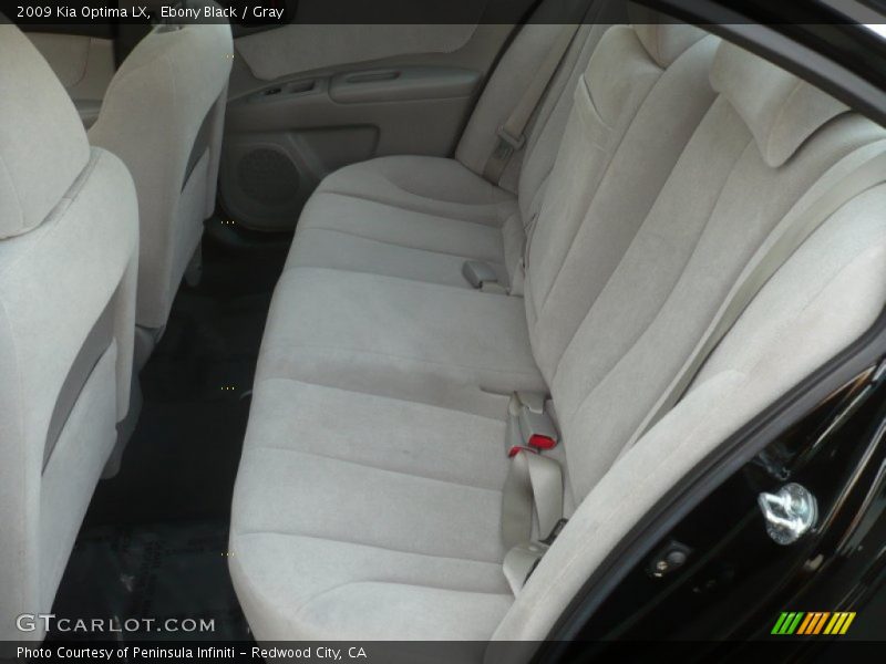 Ebony Black / Gray 2009 Kia Optima LX