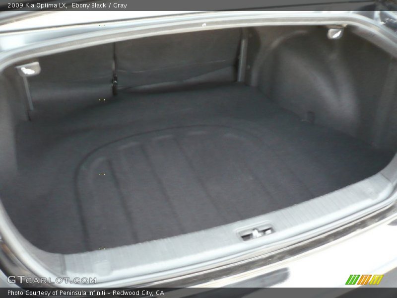 Ebony Black / Gray 2009 Kia Optima LX