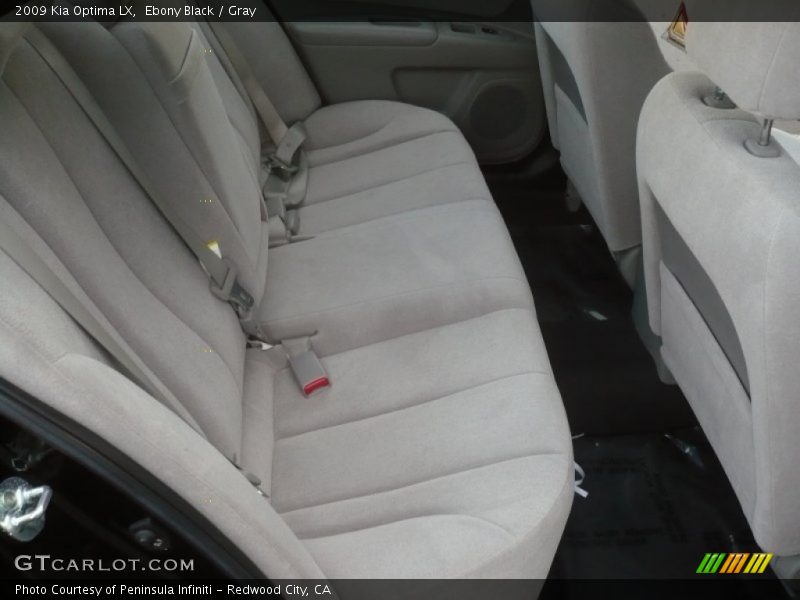 Ebony Black / Gray 2009 Kia Optima LX