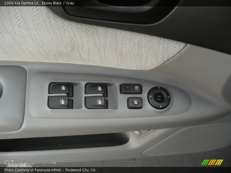 Ebony Black / Gray 2009 Kia Optima LX