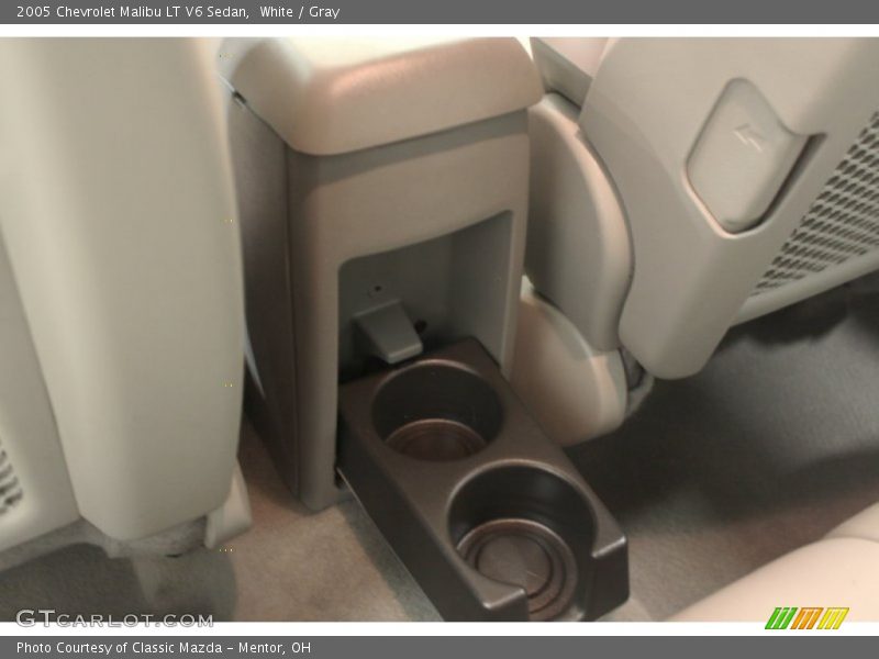 White / Gray 2005 Chevrolet Malibu LT V6 Sedan