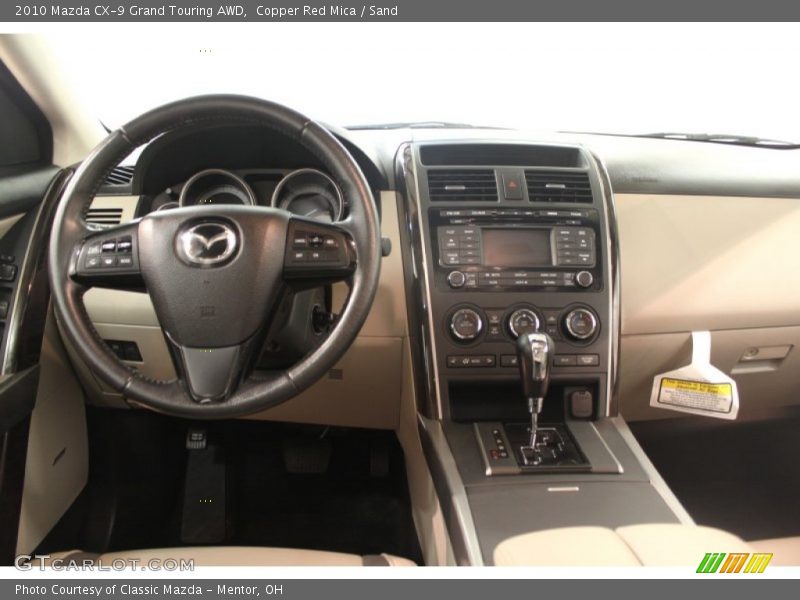 Copper Red Mica / Sand 2010 Mazda CX-9 Grand Touring AWD