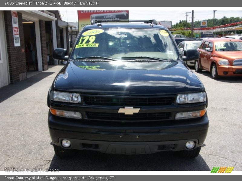Black / Tan/Neutral 2005 Chevrolet Tahoe Z71 4x4