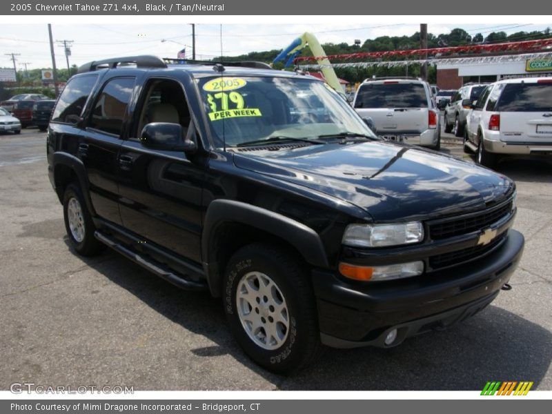 Black / Tan/Neutral 2005 Chevrolet Tahoe Z71 4x4