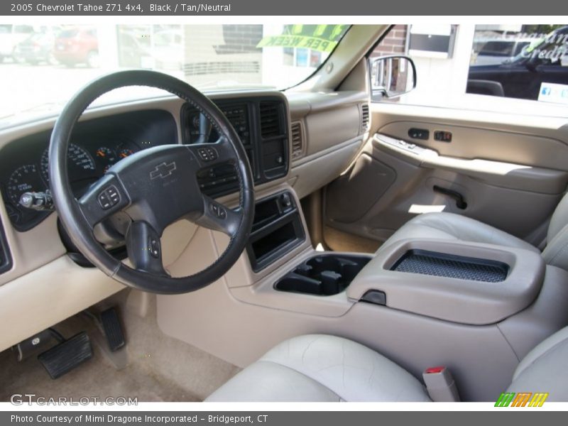 Black / Tan/Neutral 2005 Chevrolet Tahoe Z71 4x4