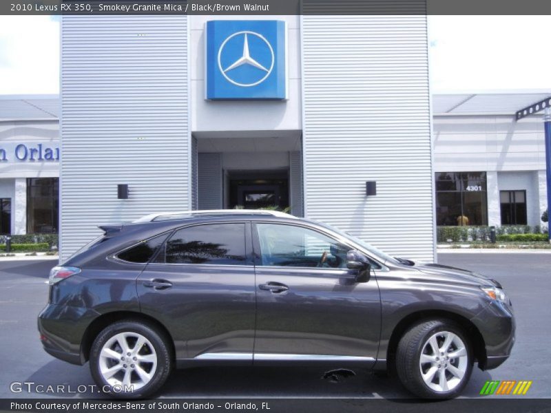 Smokey Granite Mica / Black/Brown Walnut 2010 Lexus RX 350