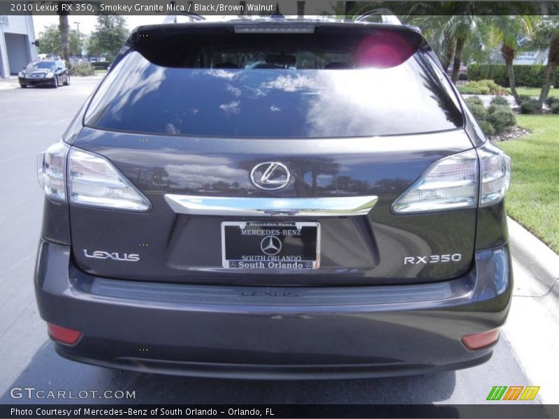 Smokey Granite Mica / Black/Brown Walnut 2010 Lexus RX 350