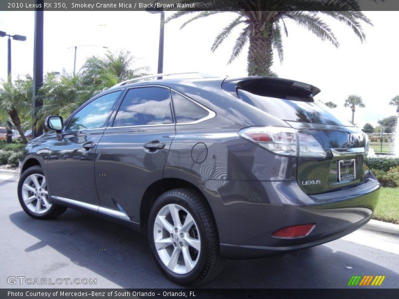 Smokey Granite Mica / Black/Brown Walnut 2010 Lexus RX 350