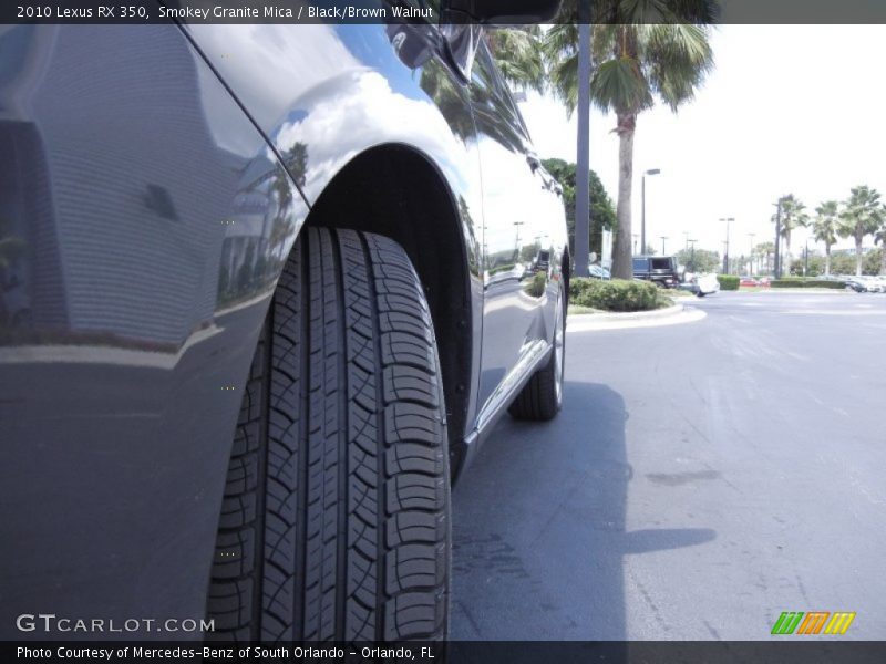 Smokey Granite Mica / Black/Brown Walnut 2010 Lexus RX 350